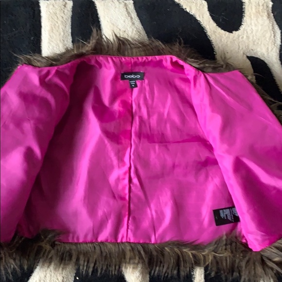 BeBe💋 faux fur cropped jacket - Picture 5 of 8